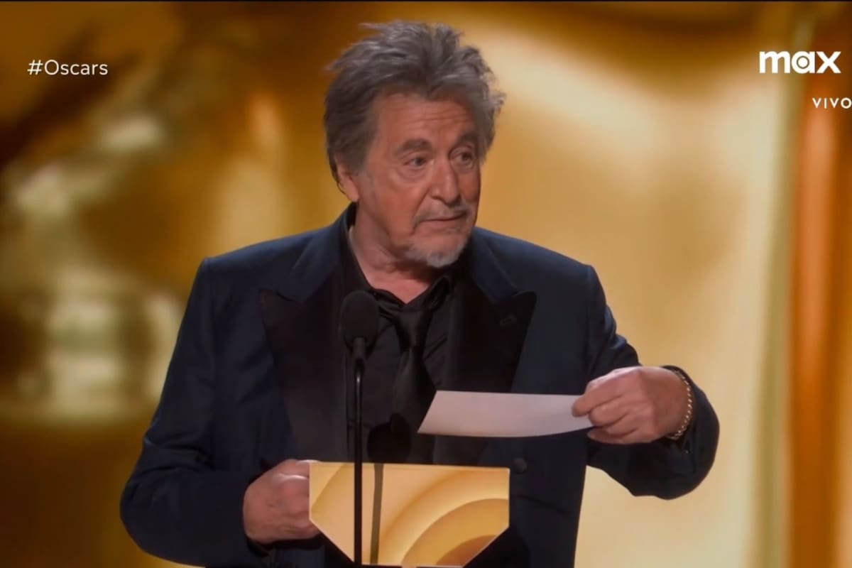 El momento de Al Pacino en los Premios Oscar
