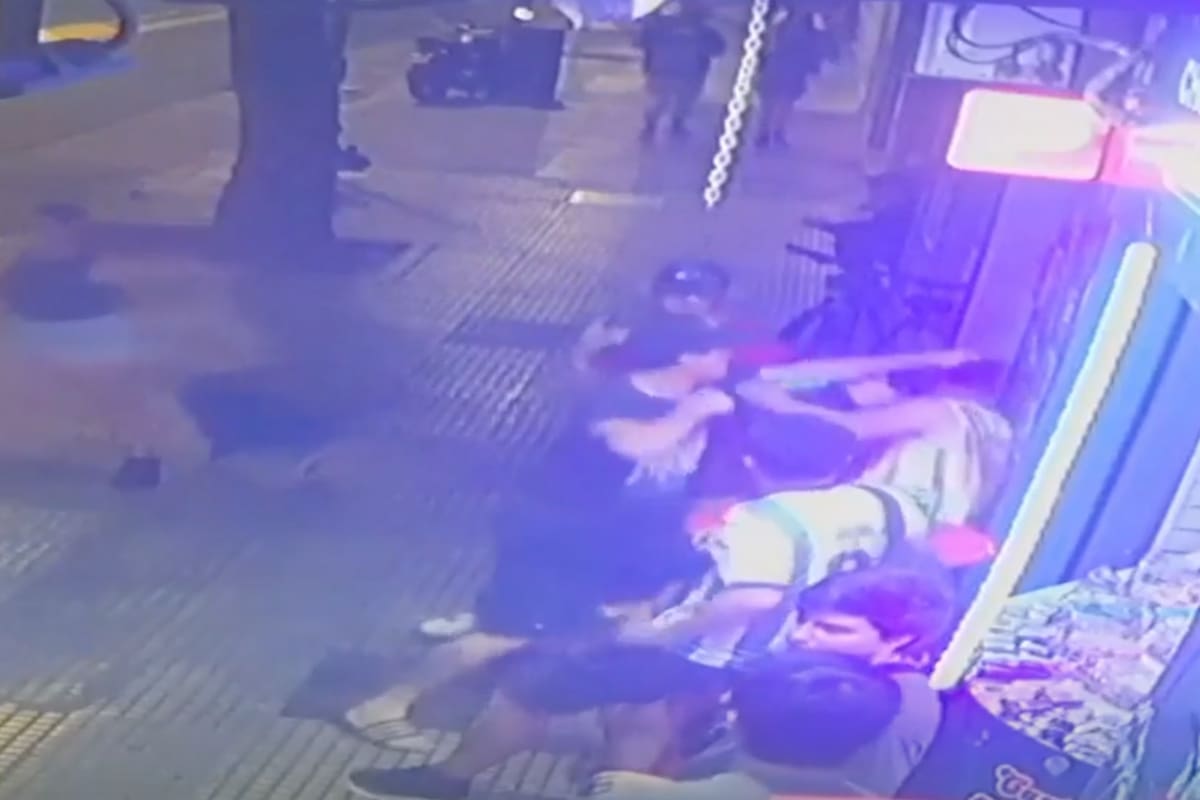 El momento de la agresión