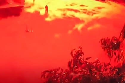 El momento de la explosión