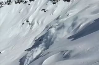 Dos esquiadores sobrevivieron a una impactante avalancha en el Cerro Chapelco