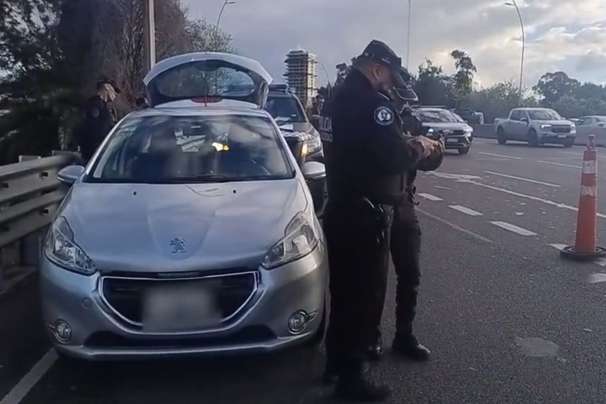 El momento de la detención