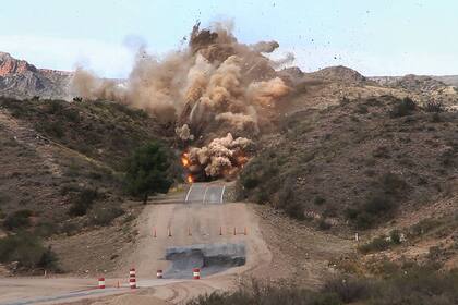 El momento de la explosión