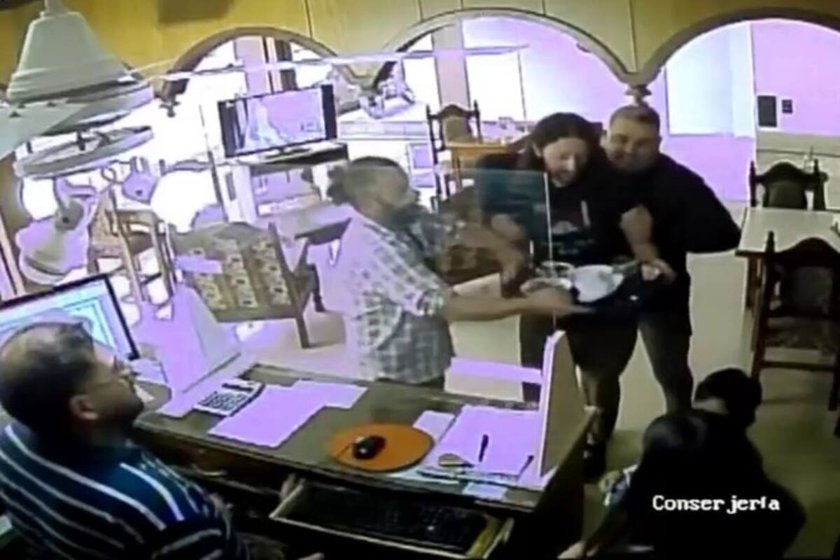 El momento de la captura de Pablo Laurta en el hotel Berlín, de Gualeguaychú, Entre Ríos