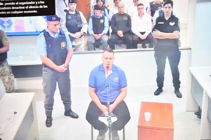 El momento de la declaración final de Lucas Gómez