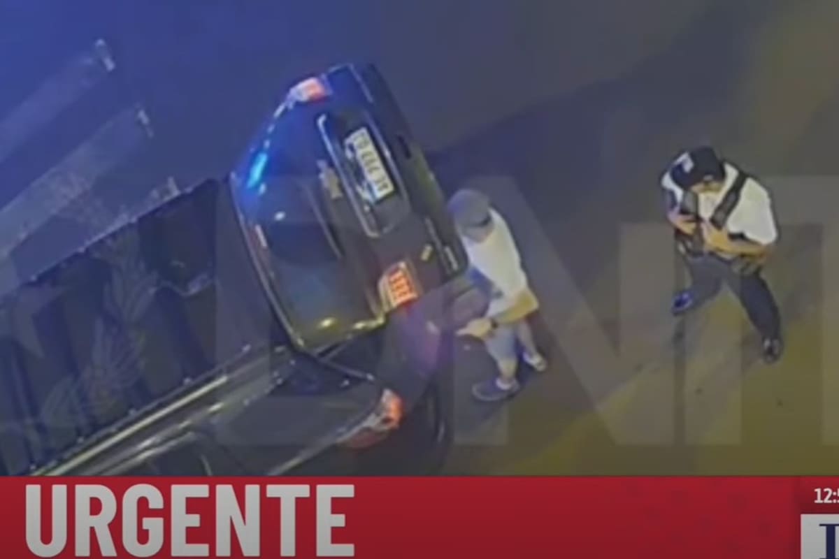 El momento de la detención de Kueider