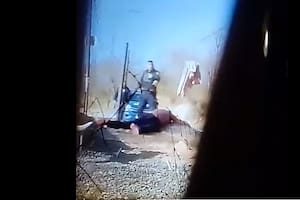 El momento de la detención de Romo
