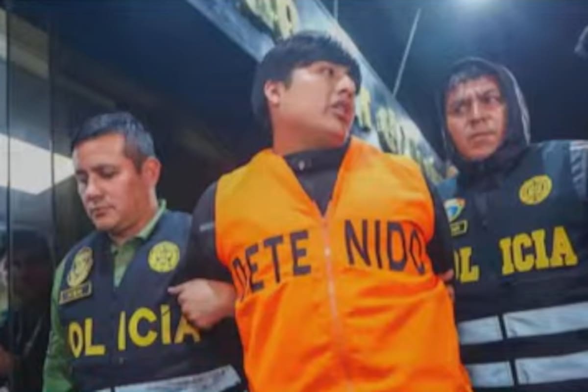 El momento de la detención de "Pequeño J"