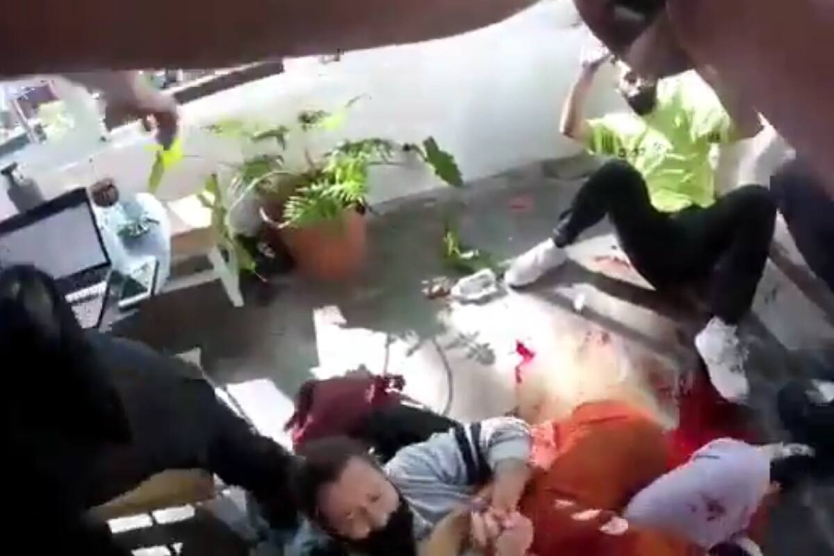 El momento de la detención de Sebastián Villarreal