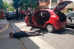 El momento de la detención del sospechoso