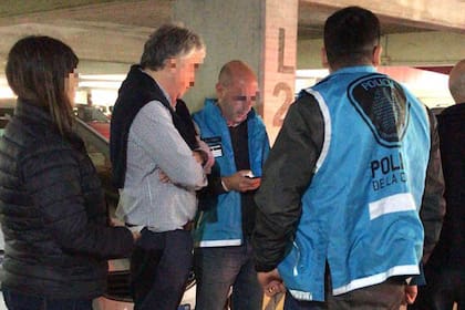 El momento de la detención del sospechoso