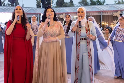 El momento de la música lo protagonizaron las artistas jordanas Zain Awad, Diana Karazon y Nildaa Sharara.