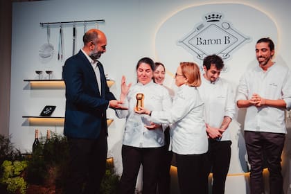 El momento de la premiación del Prix Baron B (Crédito: Gabriel Larraburu)