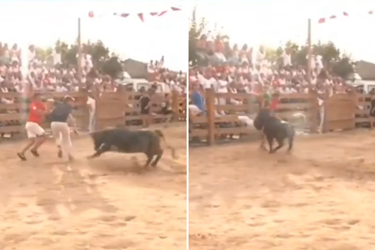 El momento del impacto