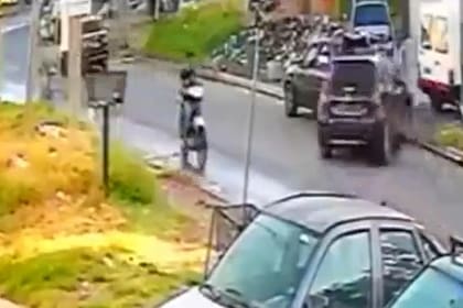 El momento del accidente