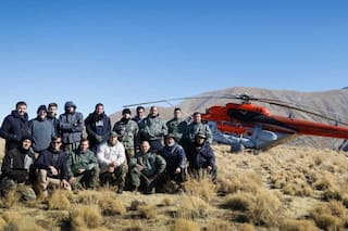 Habló el piloto del helicóptero en el que viajaba la comitiva presidencial