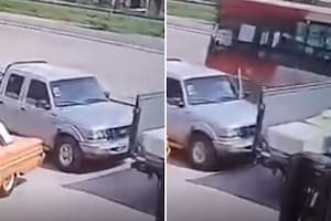 El momento del accidente