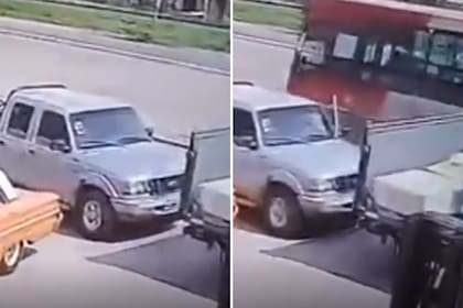 El momento del accidente