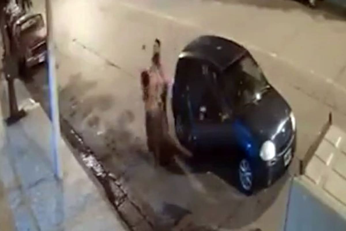 El momento del golpe.