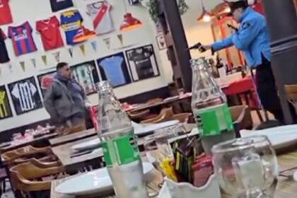 El momento del disparo