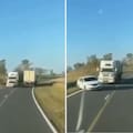 Quiso pasar a un camión en plena ruta 14 y provocó un choque múltiple: hay tres heridos