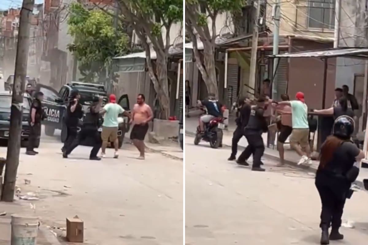 El momento del altercado