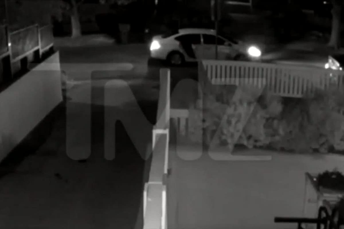 El momento del ataque al paseador de perros de Lady Gaga - Fuente: TMZ