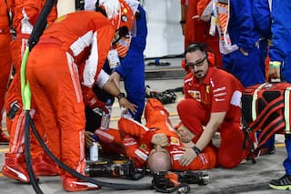 Fórmula 1: el mecánico atropellado por Kimi Raikkonen fue operado con éxito