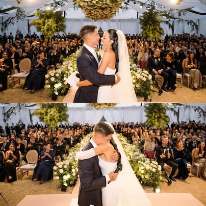 El momento emotivo donde Paulo y Oriana dieron el sí
