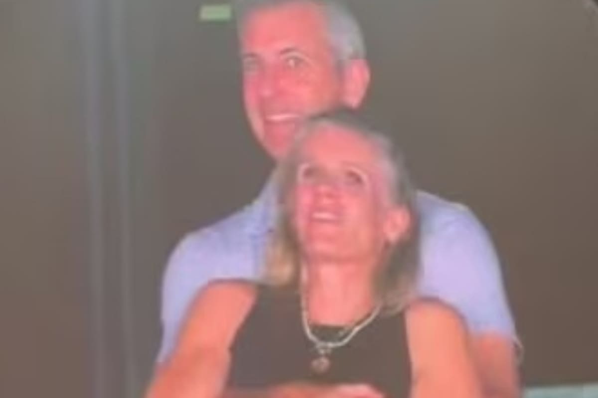 El momento en el que Andy Byron y Kristin Cabot fueron capturados in fraganti