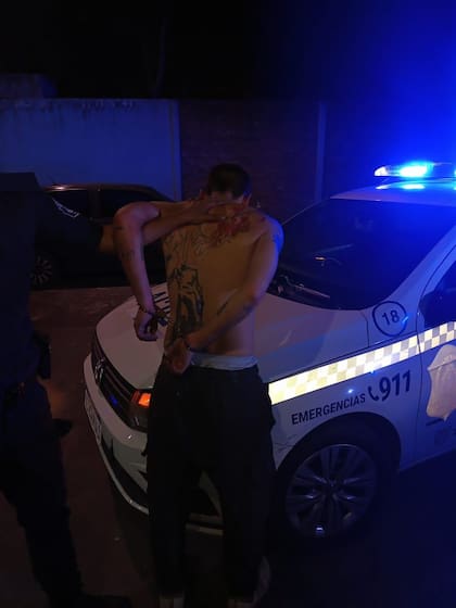 El momento en el que detuvieron al agresor