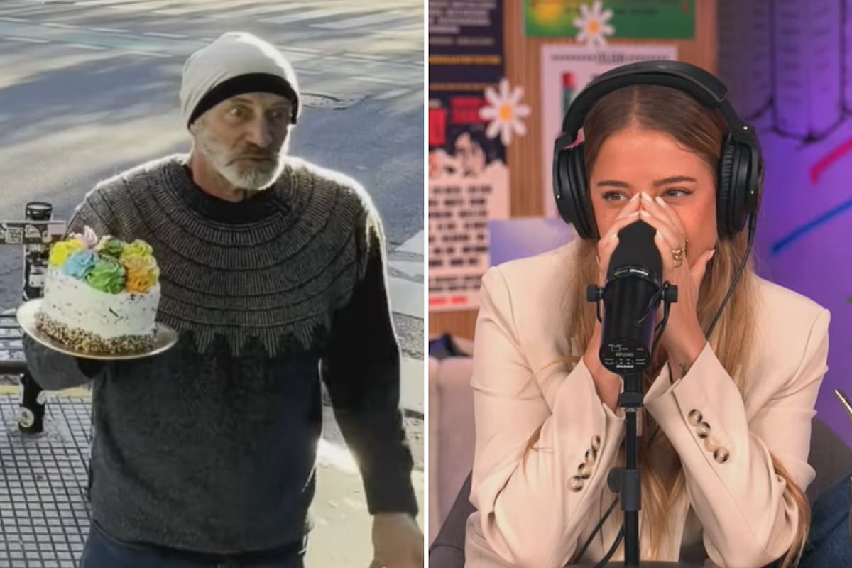 El momento en el que Estanislao Bachrach llegó al estudio de Olga para sorprender a Nati Jota