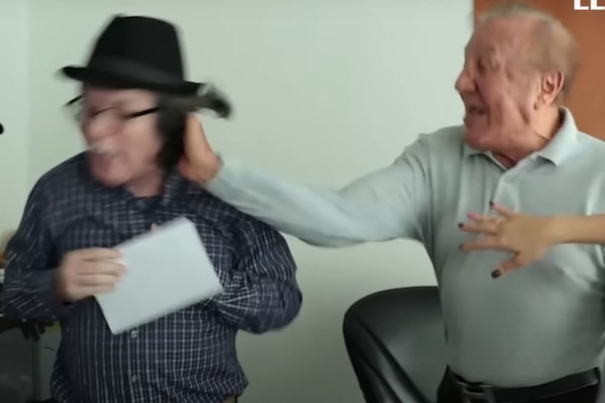 El momento en el que Hernández agredió a un concejal