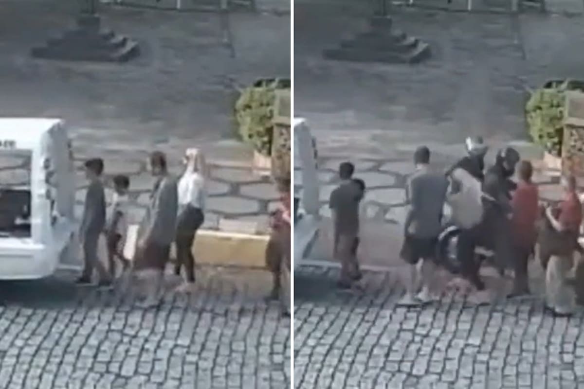 El momento en el que le dispararon a la modelo