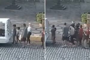 El momento en el que le dispararon a la modelo