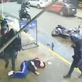 Dos motochorros eran perseguidos por la policía, chocaron y cayeron heridos en Ramos Mejía
