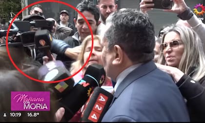 El momento en el que Ninci fue agredida (Foto: Captura TV)