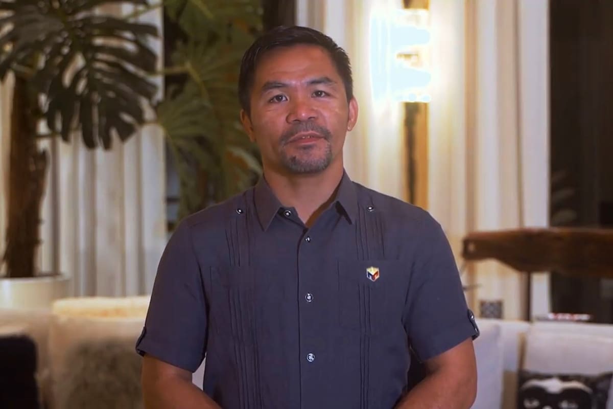 El momento en el que Pacquiao anuncia su retiro a través de sus redes sociales