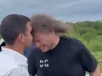 El momento en el que Pelli fue agredido