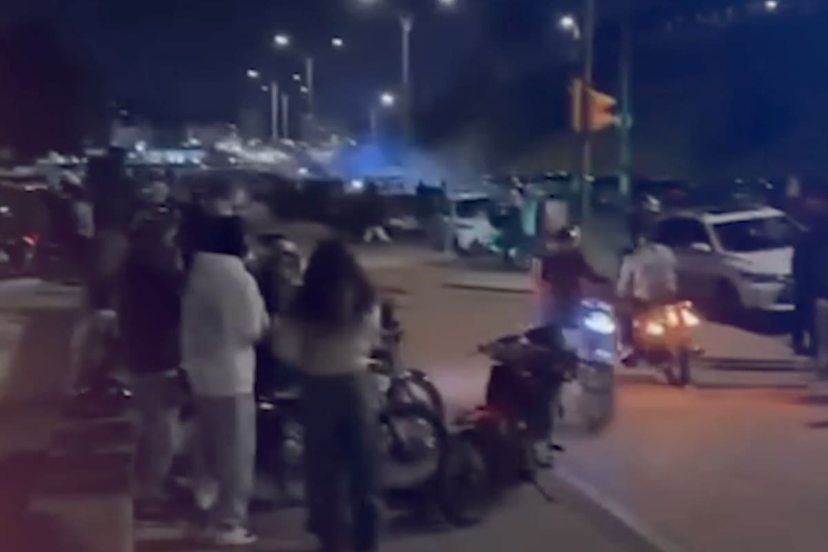 El momento en el que se escucharon los disparos en Parque Rodó