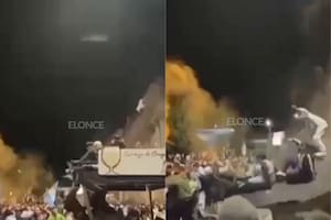Se cayó el techo de un bar en medio de los festejos por el triunfo de la selección