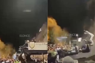 Se cayó el techo de un bar en medio de los festejos por el triunfo de la selección