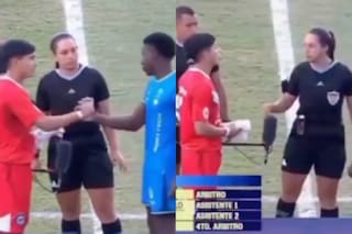 El aviso de un futbolista a la árbitra y al rival para evitar denuncias por racismo