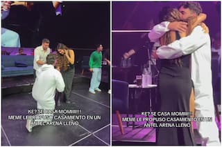 Se casa Momi Giardina: la propuesta de casamiento en vivo durante un show de Nadie dice nada