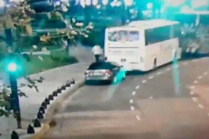 El momento previo al ataque en la zona del Congreso