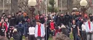 Se juntaron a “farmear aura” y los atacaron con piedras