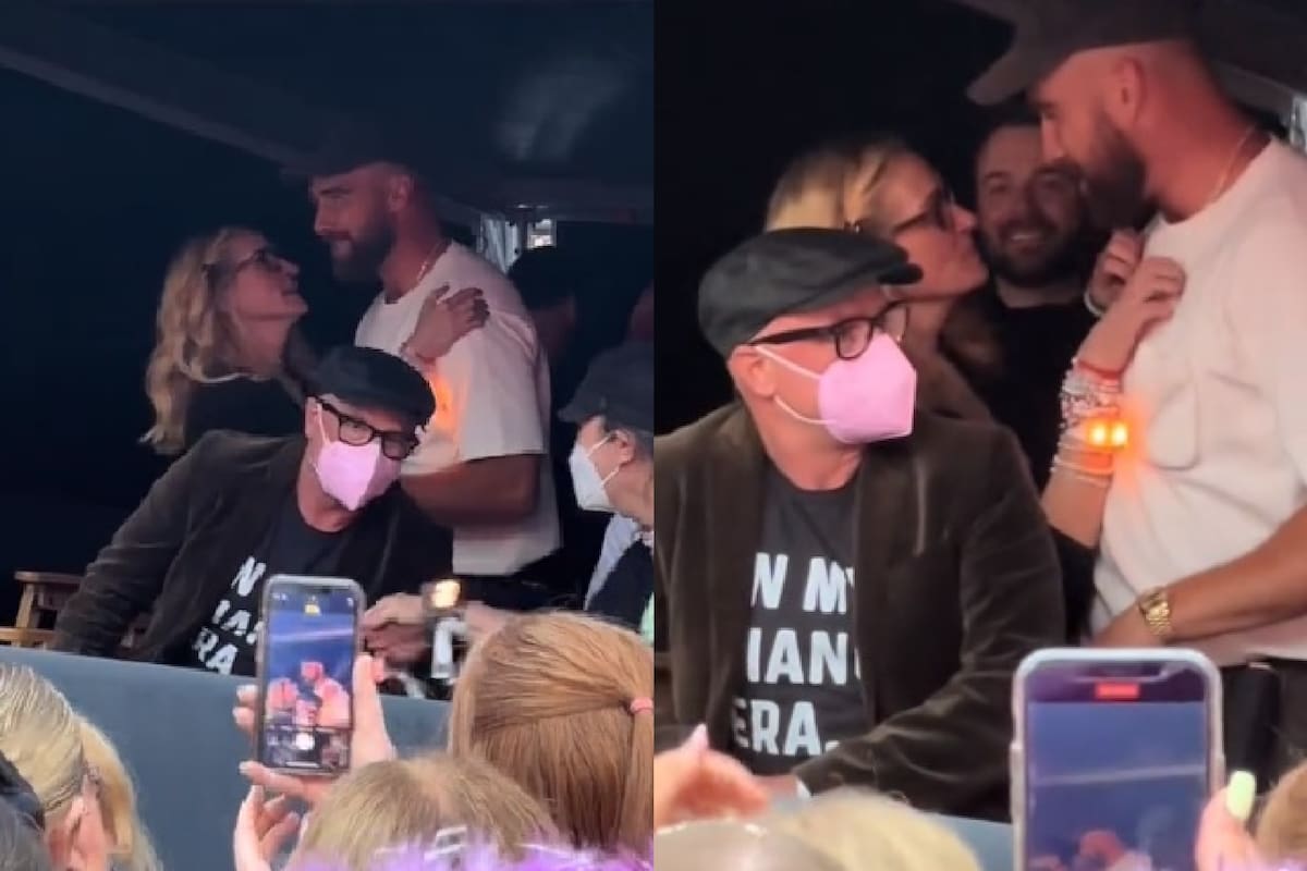 El momento que vivieron Julia Roberts y Travis Kelce y que quedó retratado por las fanáticas de Taylor Swift