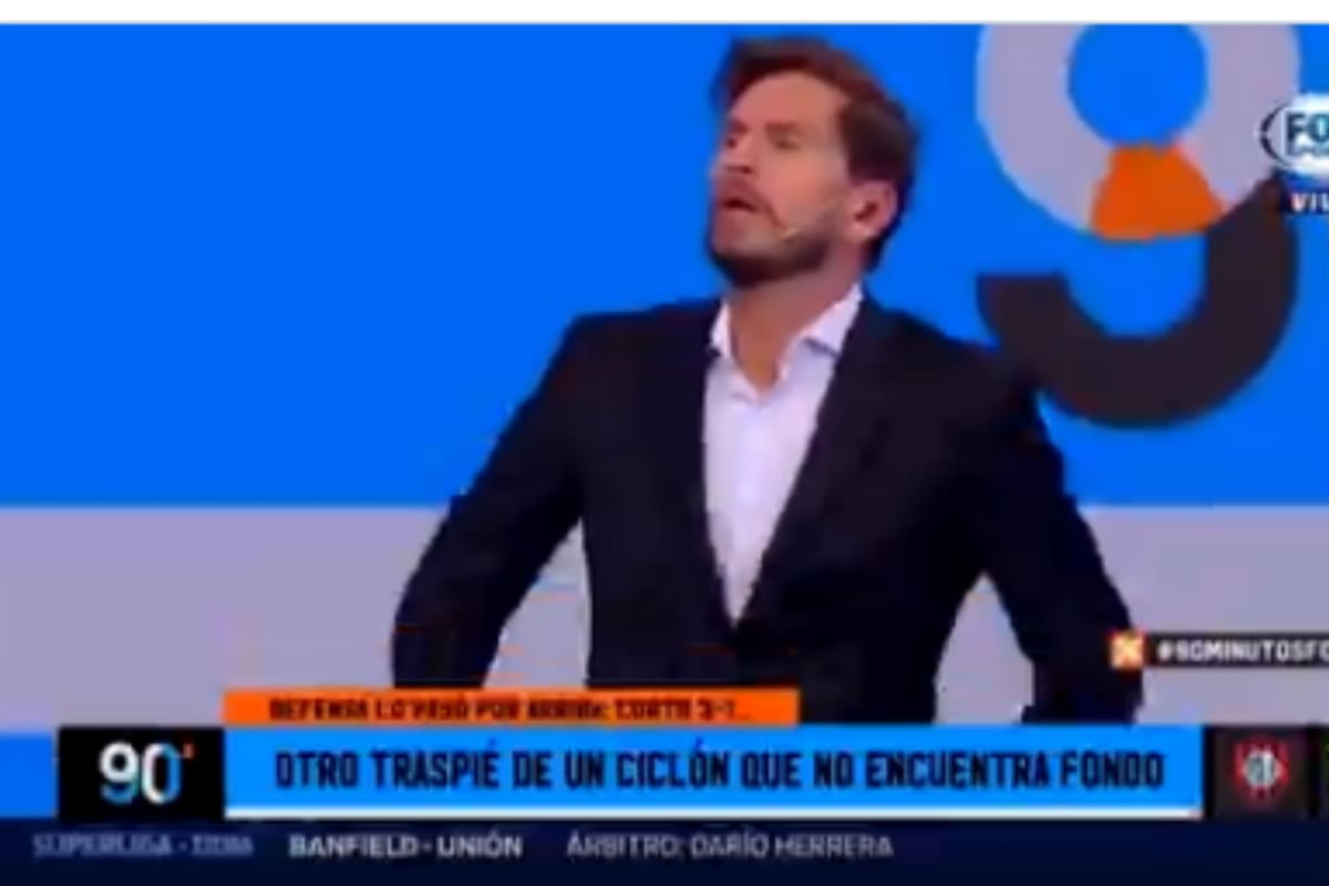 El momento tenso durante el programa