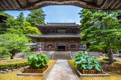 El monasterio de Eiheiji, un pueblo a 10 kilómetros de la ciudad de Fukui, en Japón, donde Ricardo Dokyu, monje zen argentino vivió varios años