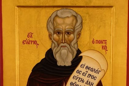El monje Evagrio Póntico nació en 345