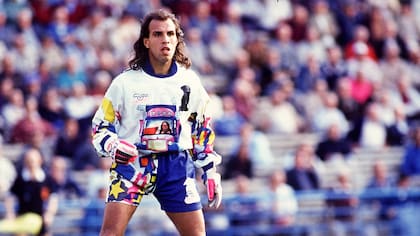 El Mono Navarro Montoya, un histórico en el arco xeneize